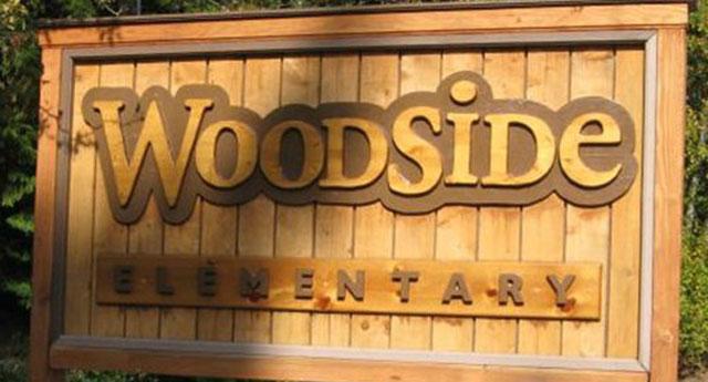 Woodside sign