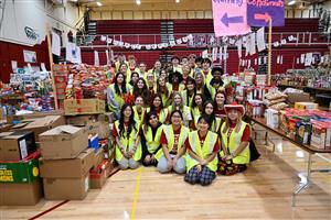 CHS food drive 2025-26