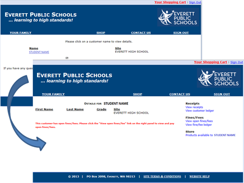 sample screen shots 