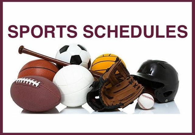  Sports Schedules and Directions