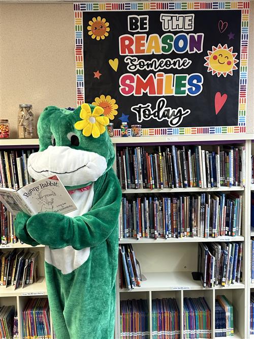Penny taking a reading break!