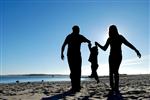 Family on Beach 