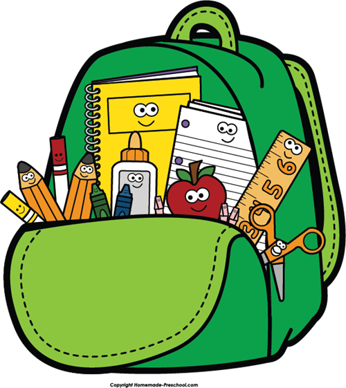 Backpack with supplies Backpack with supplies