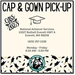 Cap & Gown pick-up