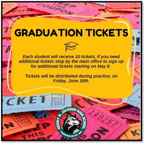 grad ticket flyer