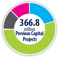Previous Projects pie chart 