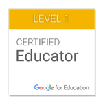 Google Certified Educator Badge 