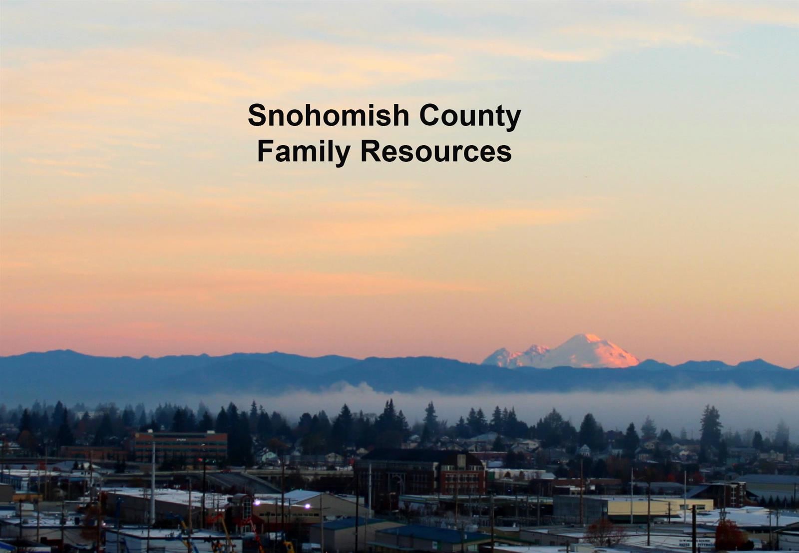  Snohomish County Family Resources