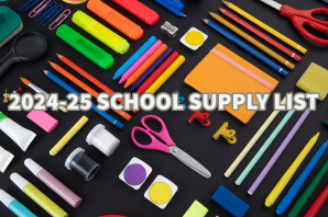  2024-2025 School supply list