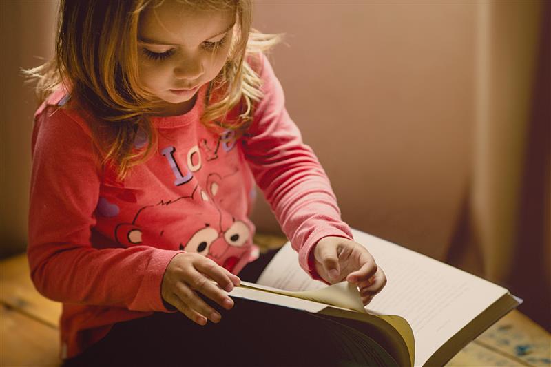 We use language when we are enjoying books and learning to read