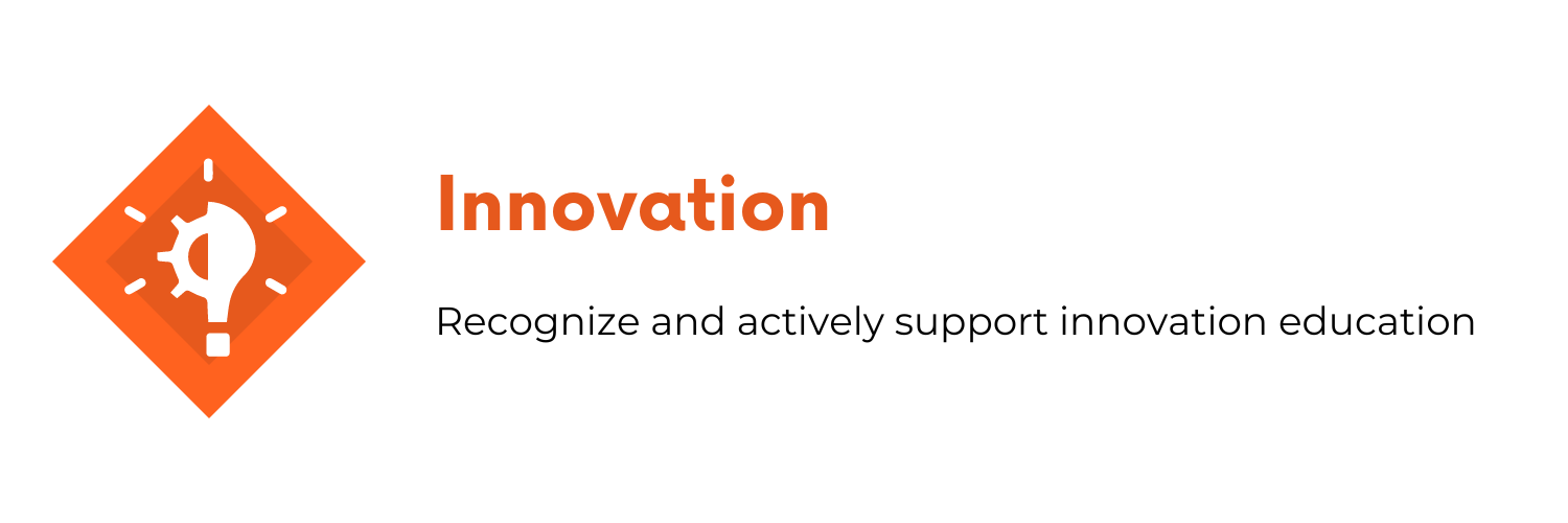 Innovation: Recognize and actively support innovation education