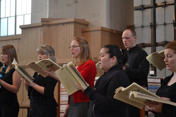 UW students performing Brahms Requiem at St. Mark in Seattle 