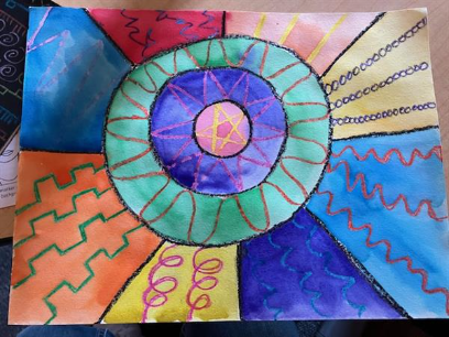 painted line design