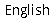 English language icon